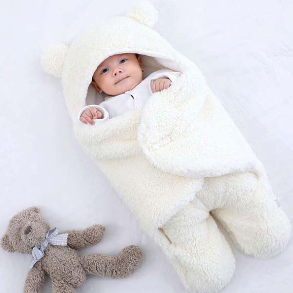 Baby Schlafsack im Teddy-Design