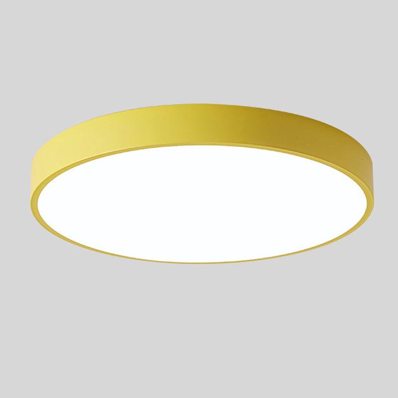 Nordische LED-Deckenleuchte aus Holz – Rundes Design im skandinavischen Stil