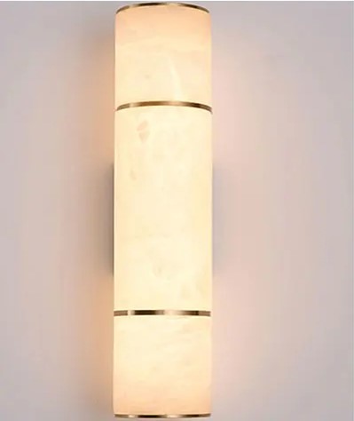 Luxuriöse moderne LED-Wandleuchte mit Steinoptik für Wohnzimmer