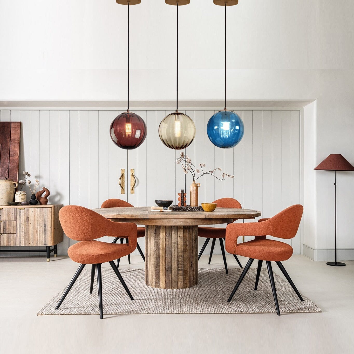 Moderne Hängelampe mit Glaskugel-Design – dimmbar & warmes Licht für jeden Raum