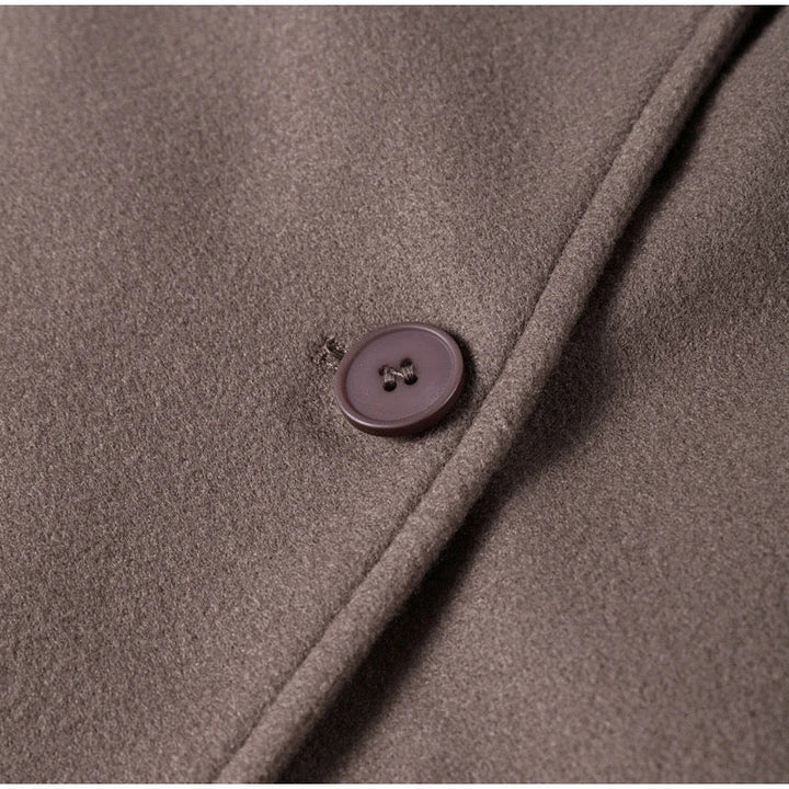 Damen Mantel Mit Doppelreihiger Knopfleiste Und Oversized Schnitt