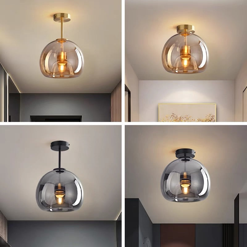 Moderne LED Deckenleuchte mit edlem Design für Flur und Schlafzimmer