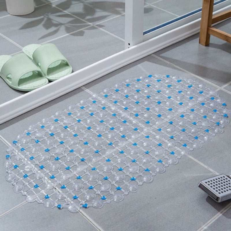 Rutschfeste Duschmatte mit Saugnäpfen & Schnellem Wasserablauf