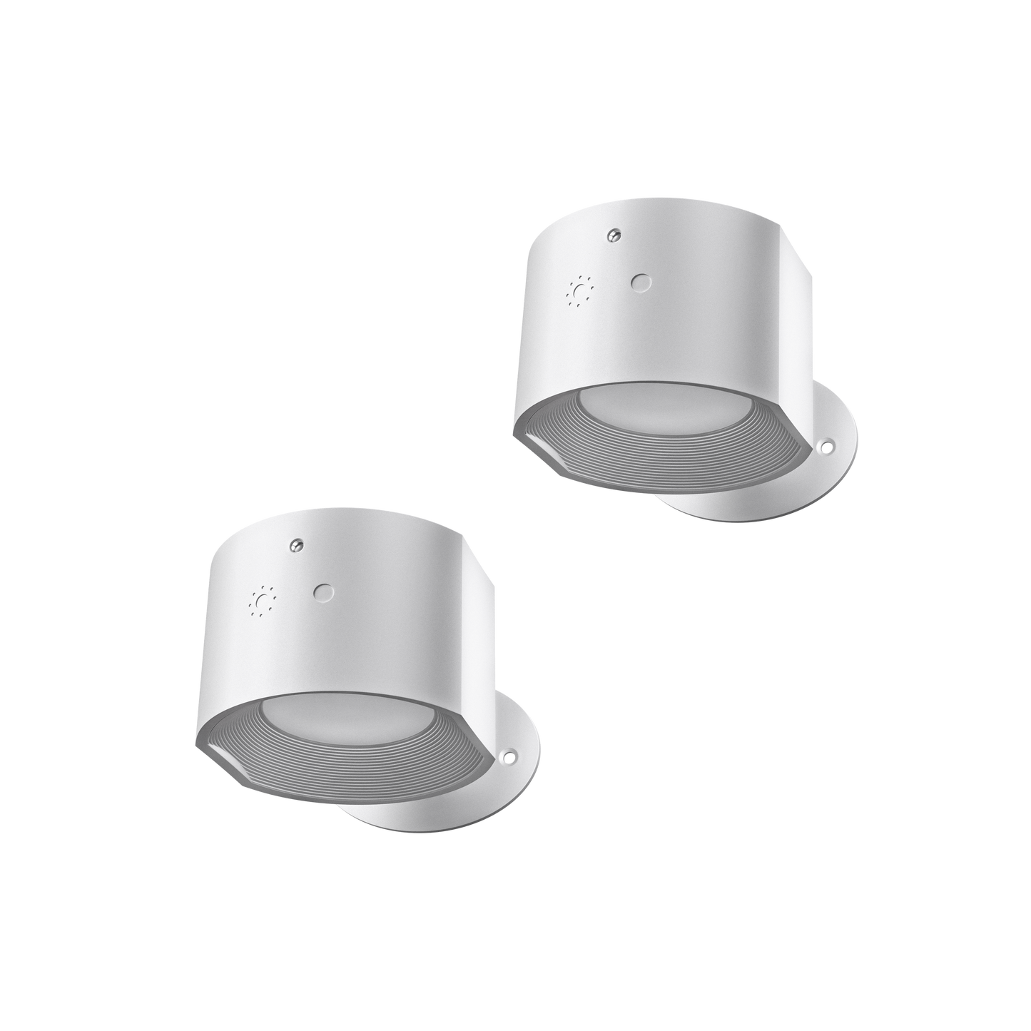 Kabellose LED-Wandleuchten im 2er-Set für Schlafzimmer und Wohnzimmer