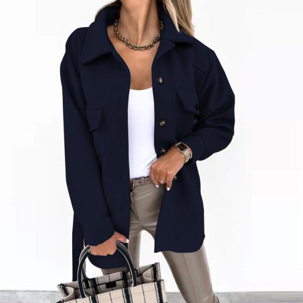 Damen Jacke Mit Schlanker Silhouette Und Leichtem Design