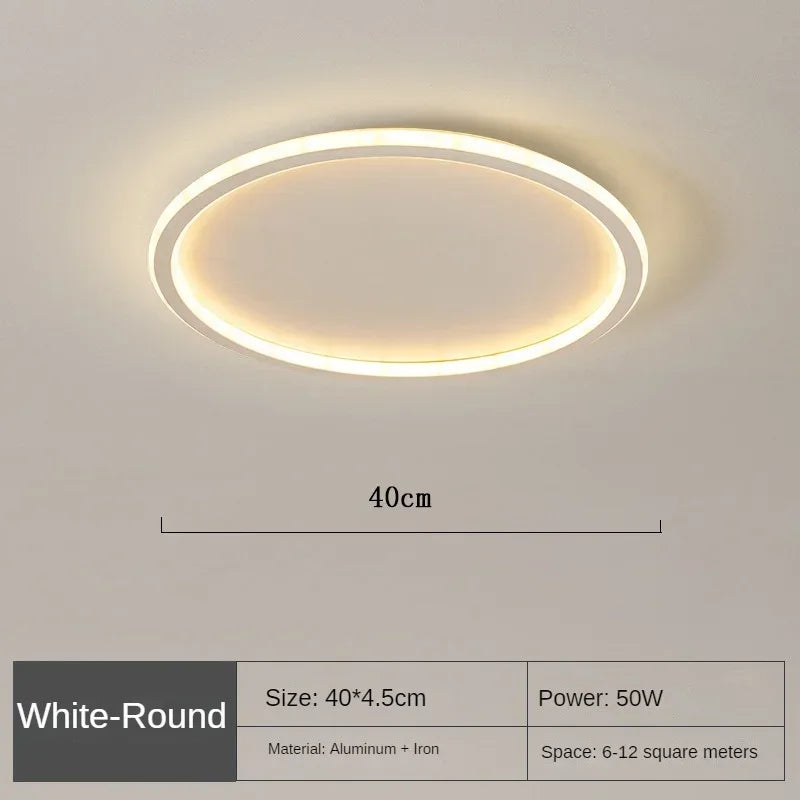 Skandinavische LED Deckenleuchte – Modern, dimmbar & stilvoll für Wohnzimmer, Esszimmer & Flur