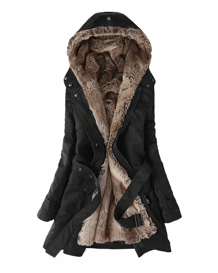 Damen Parka Mit Wärmender Fütterung