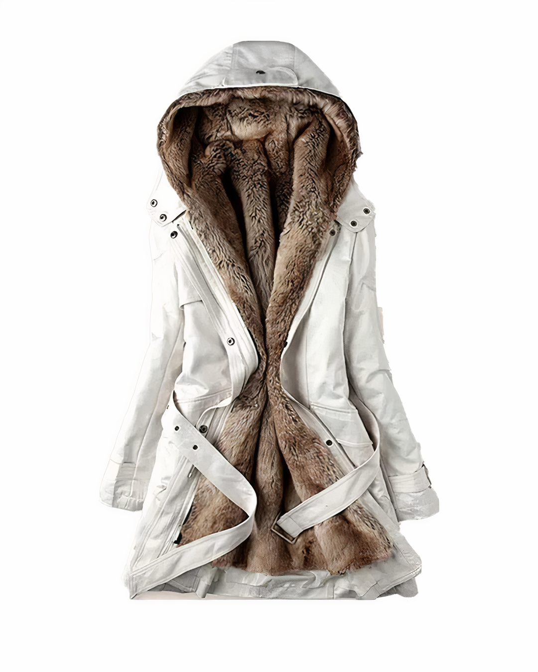 Damen Parka Mit Wärmender Fütterung