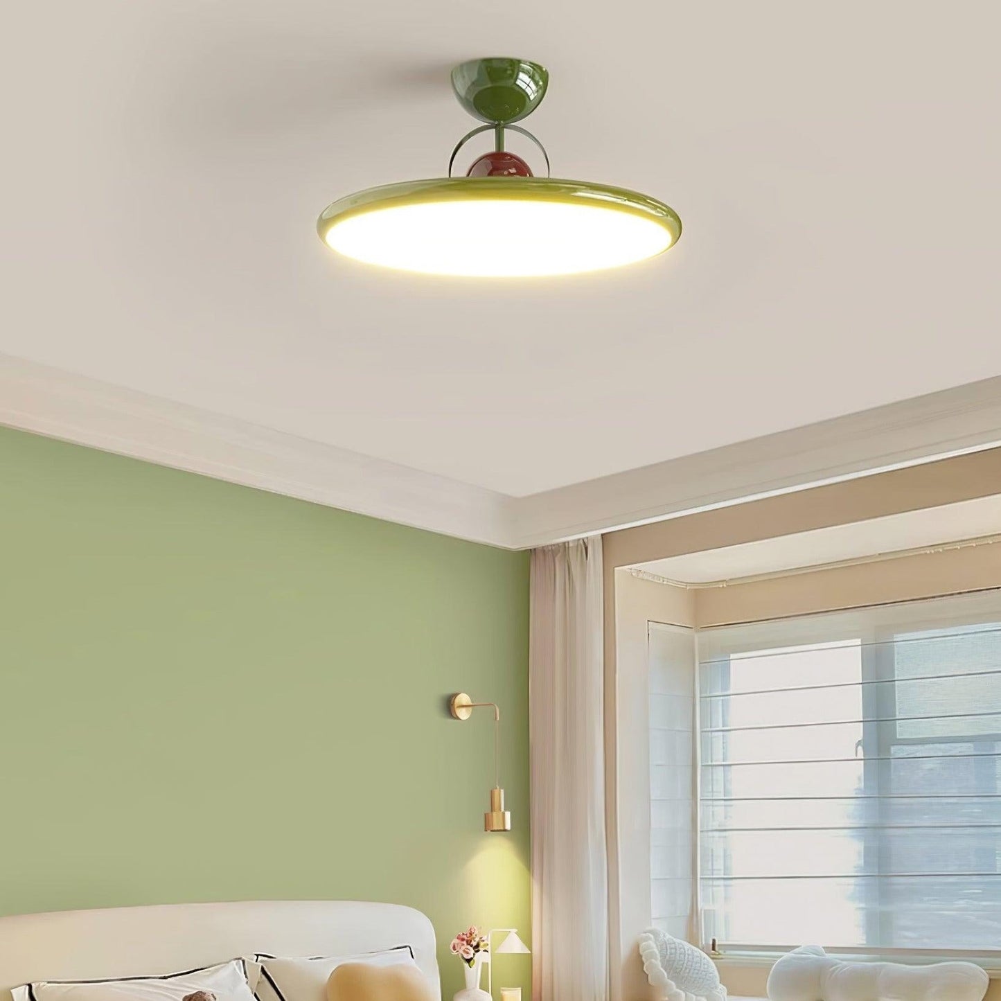 LED-Deckenleuchte – rund, warmweiß & modern