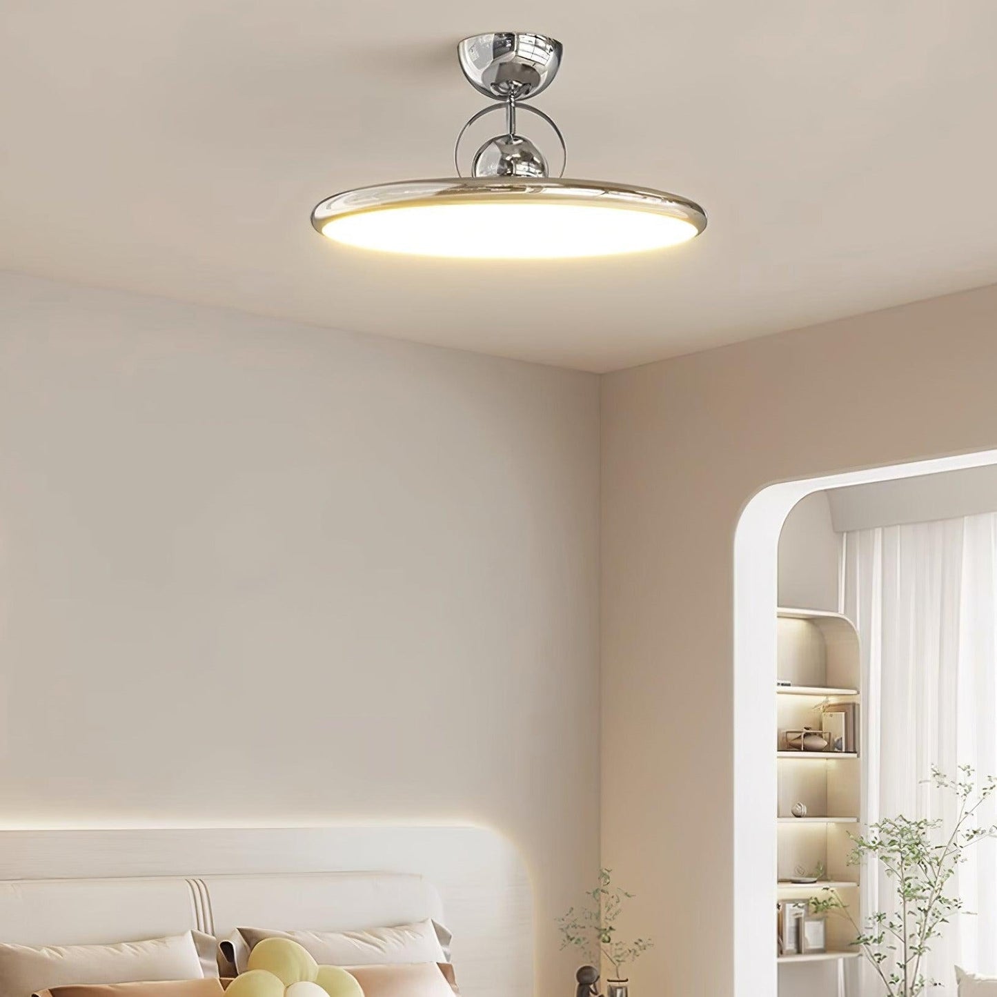 LED-Deckenleuchte – rund, warmweiß & modern
