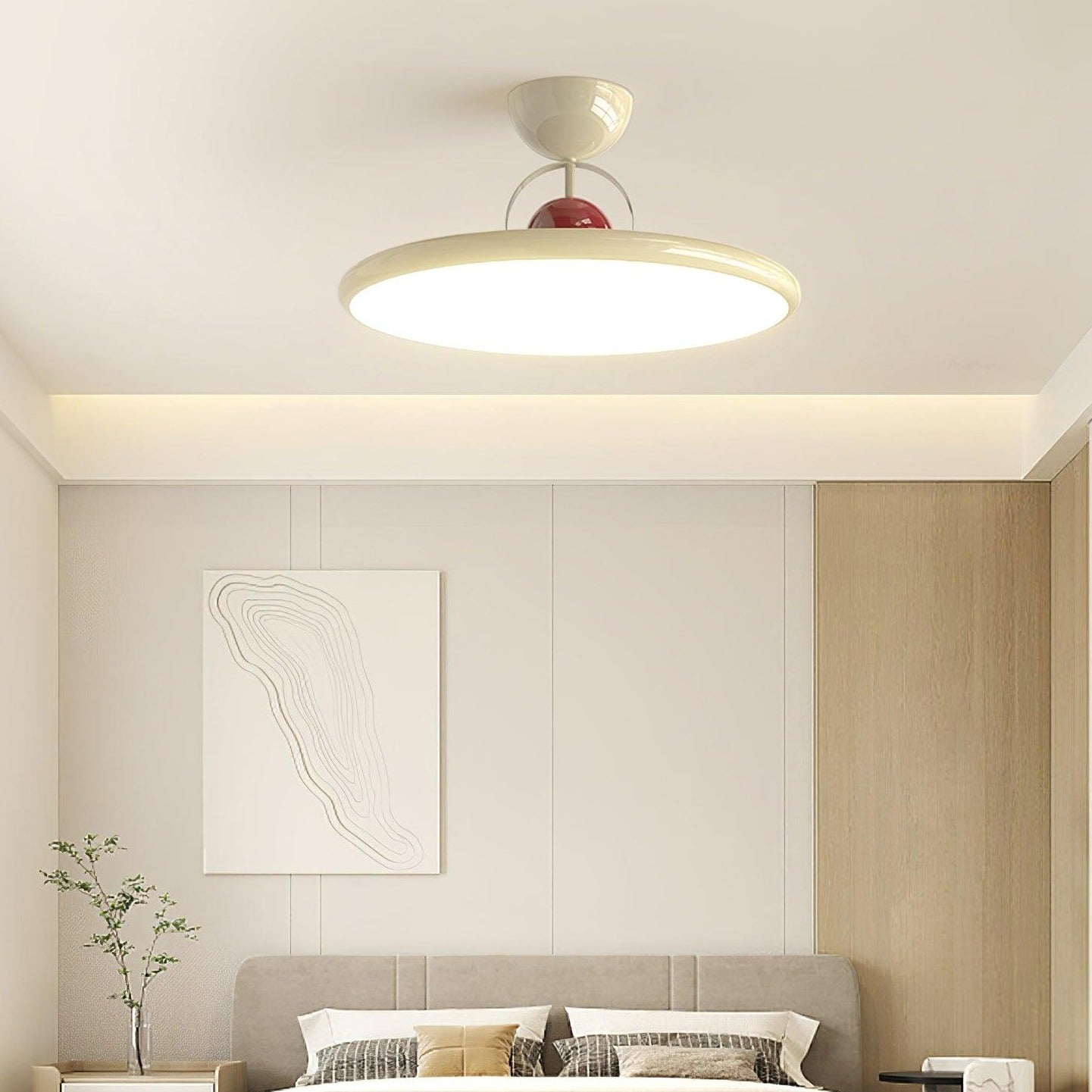LED-Deckenleuchte – rund, warmweiß & modern