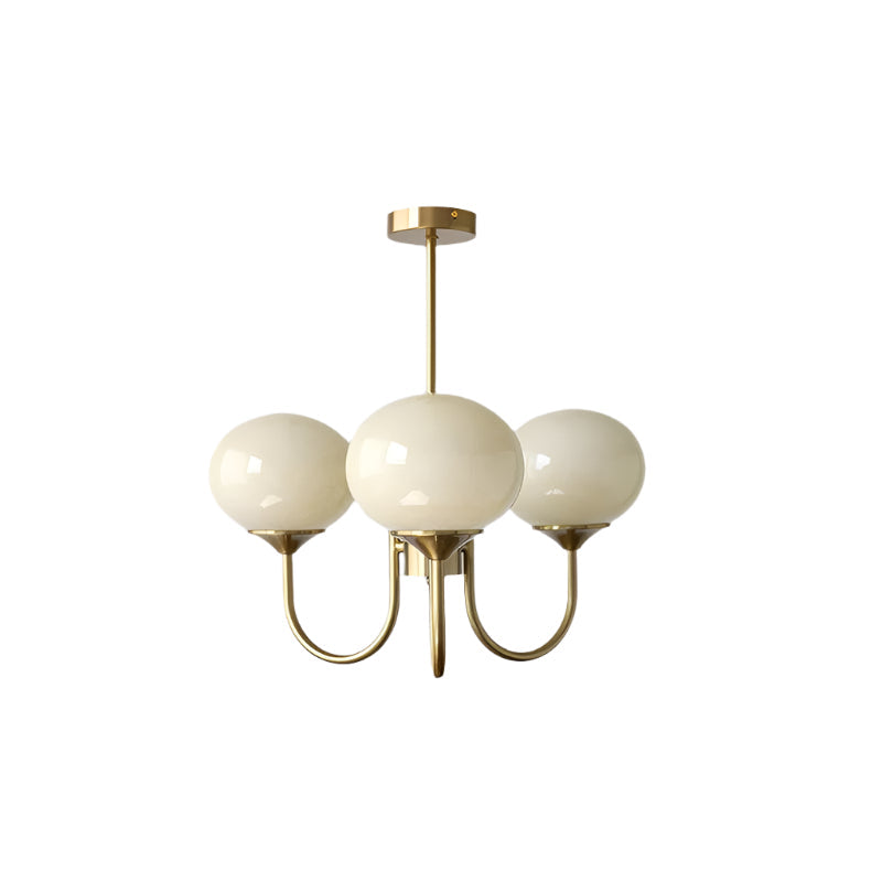 Moderne Deckenleuchte mit Rosa Glas & Gold – Stilvolle LED Lampe fürs Wohnzimmer