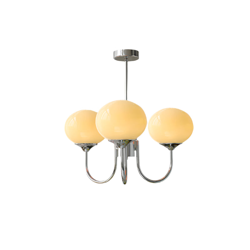 Moderne Deckenleuchte mit Rosa Glas & Gold – Stilvolle LED Lampe fürs Wohnzimmer