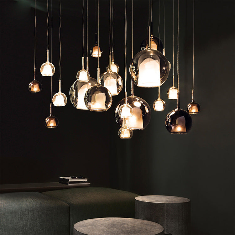 Minimalistische Skandinavische Pendelleuchte – Gold & LED-kompatibel