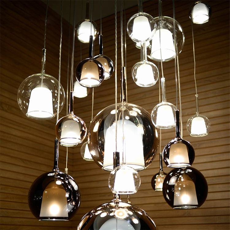 Minimalistische Skandinavische Pendelleuchte – Gold & LED-kompatibel