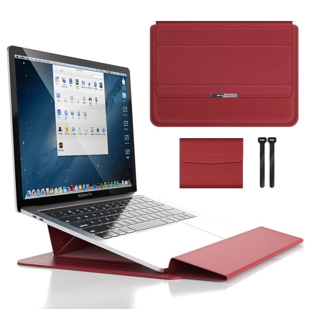 Laptophülle mit Zubehörfach – 3-in-1 Schutztasche mit Stoßschutz für Reisen & Büro