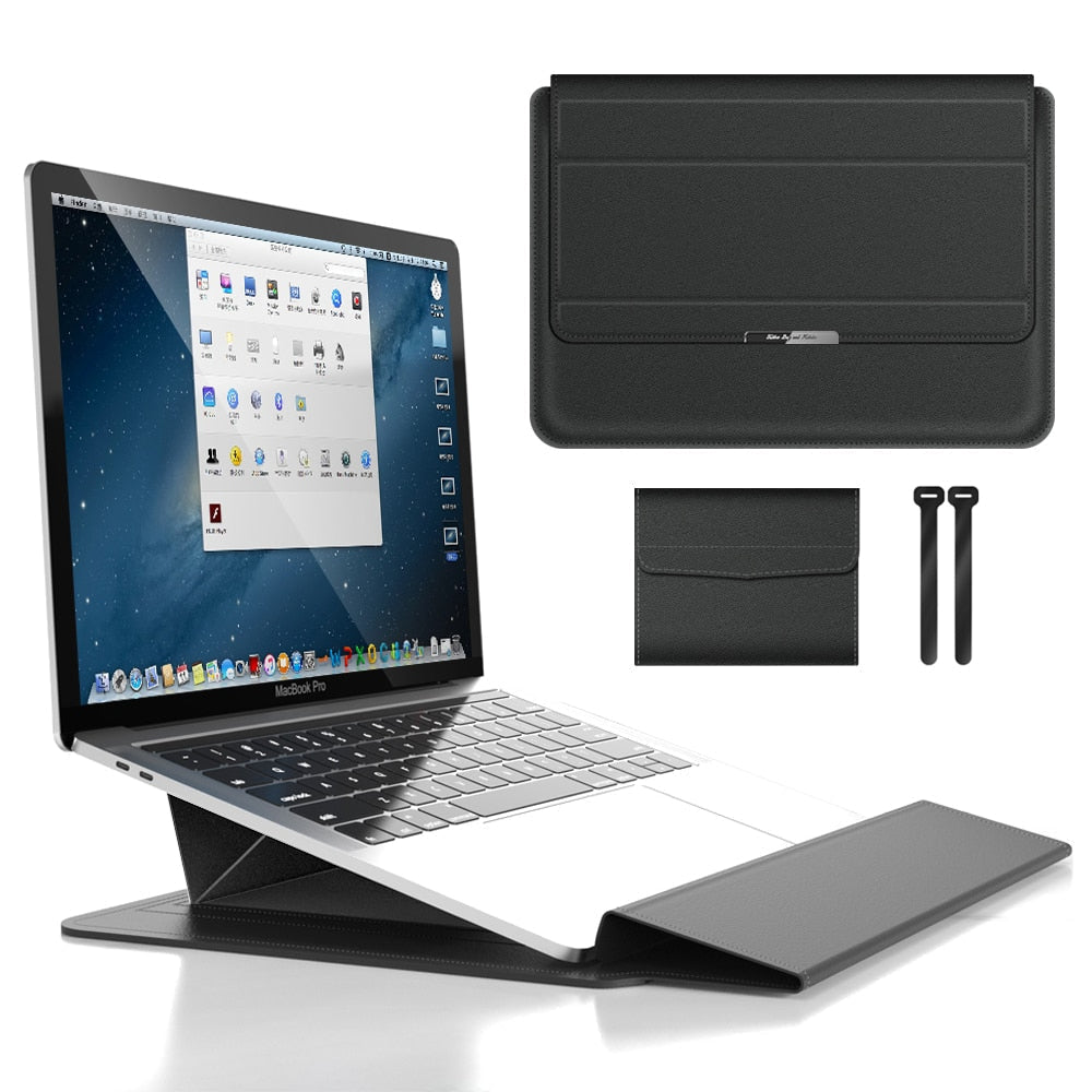 Laptophülle mit Zubehörfach – 3-in-1 Schutztasche mit Stoßschutz für Reisen & Büro