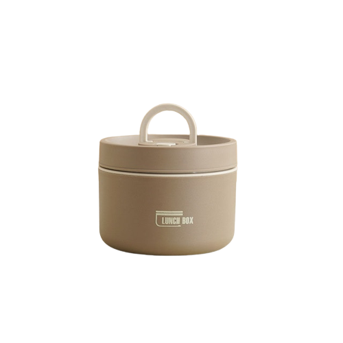 Isolierte Edelstahl-Lunchbox mit Tragetasche