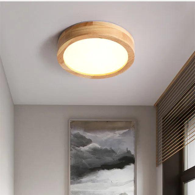 Runde Deckenlampe im skandinavischen Stil