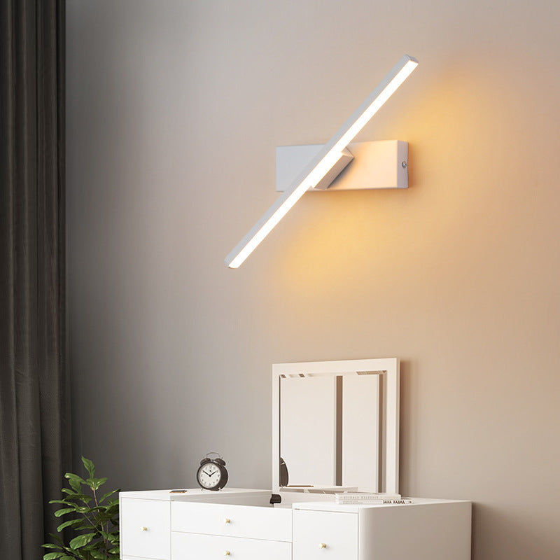 Moderne 330° LED-Wandleuchte – Drehbar, dimmbar, energiesparend – Schwarz oder Weiß