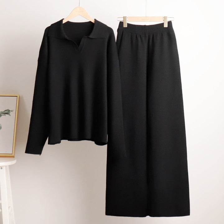 Damen Strick Set Mit Lockerem Schnitt Und Modernem Design