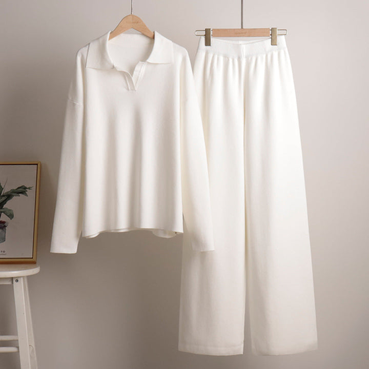 Damen Strick Set Mit Lockerem Schnitt Und Modernem Design