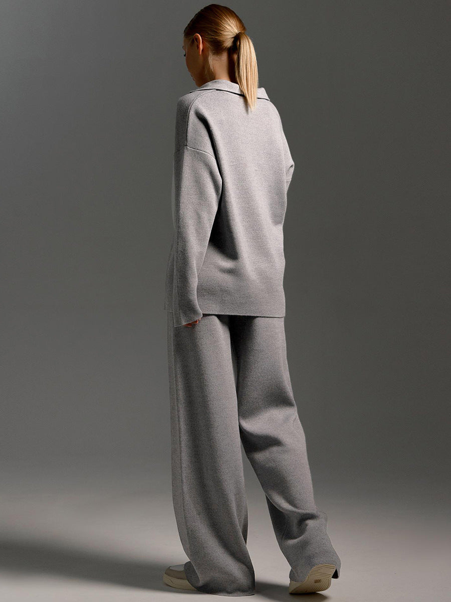 Damen Strick Set Mit Lockerem Schnitt Und Modernem Design
