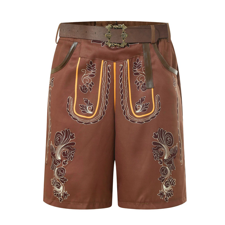 Herren Trachten Shorts Mit Besticktem Design