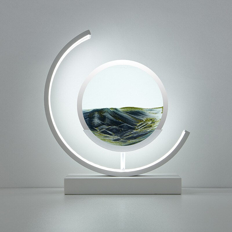 Beruhigende Sandkunst Tischlampe - Ruhige Heim Dekoration