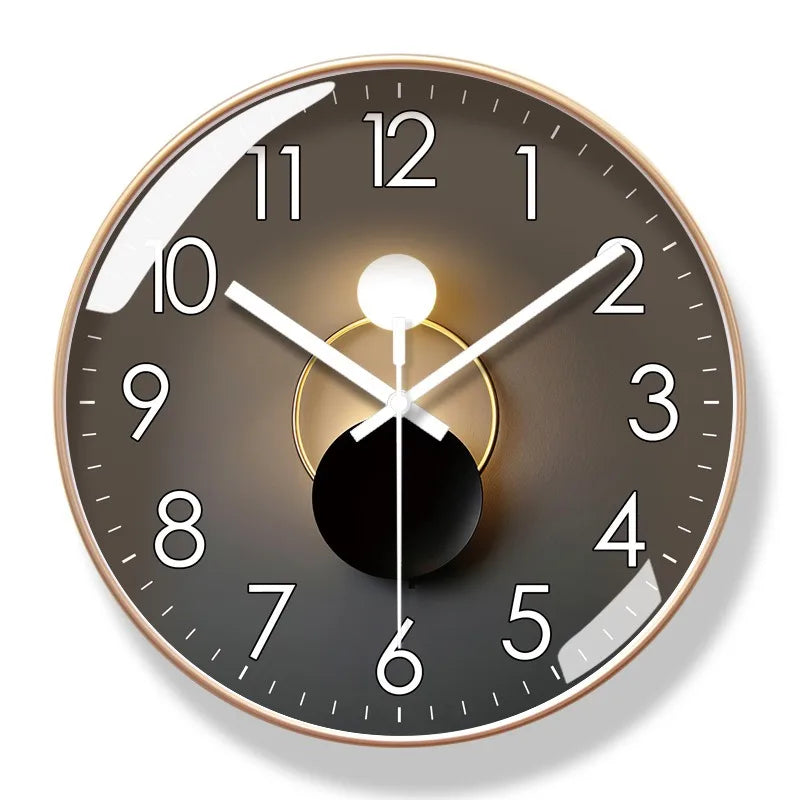 Moderne Designer Wanduhr ohne Ticken – Stilvolle & leise Uhr für Wohnzimmer
