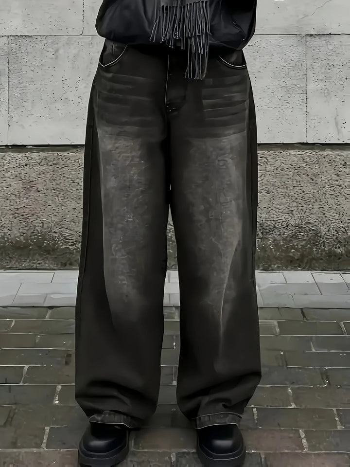 Herren Baggy Jeans Im Streetwear Stil