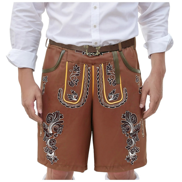 Herren Trachten Shorts Mit Besticktem Design