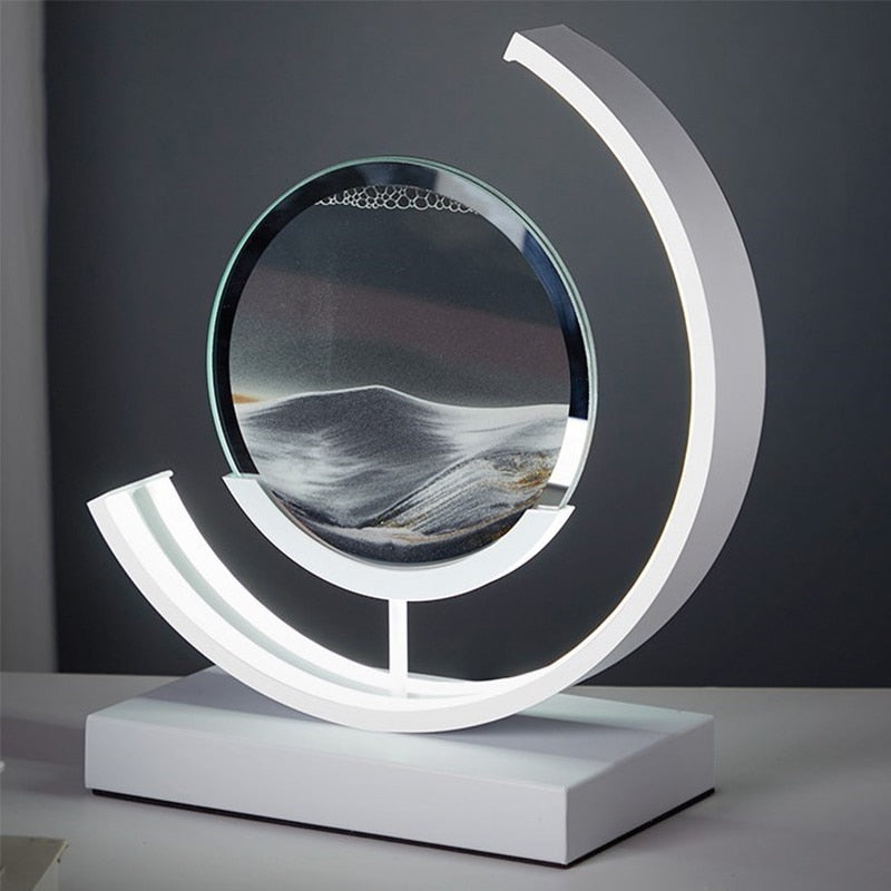 Beruhigende Sandkunst Tischlampe - Ruhige Heim Dekoration
