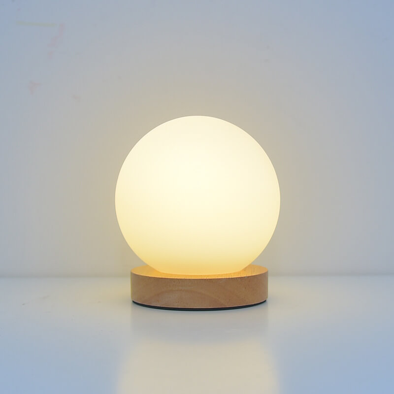 Kristall-Tischlampe – Elegantes Design mit USB-Ladung & Farbwechsel