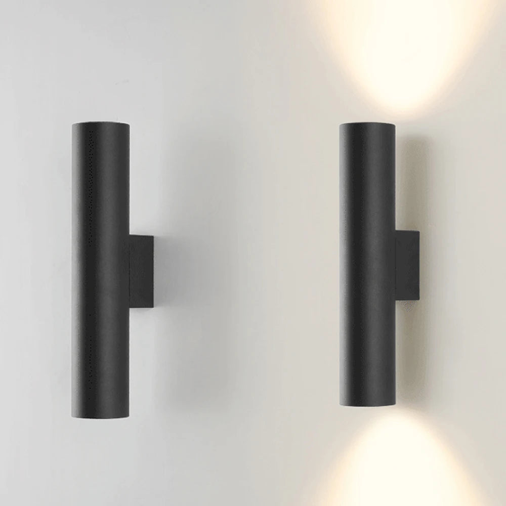 Moderne Wandleuchte aus Aluminium mit LED-Beleuchtung für Schlafzimmer und Flur