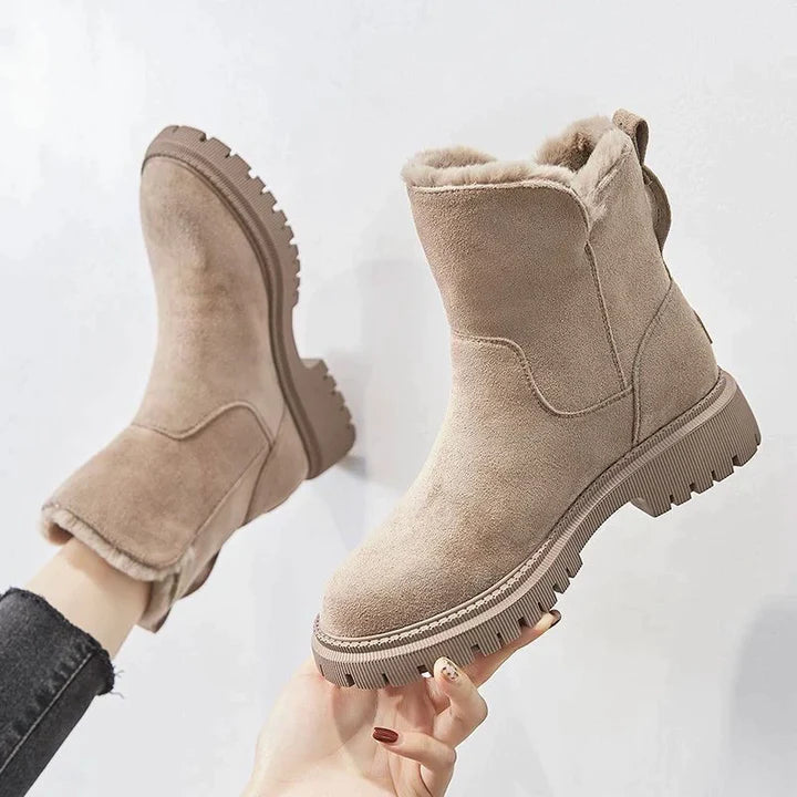 Damen Schneestiefel Mit Wärmendem Innenfutter Und Modernem Look