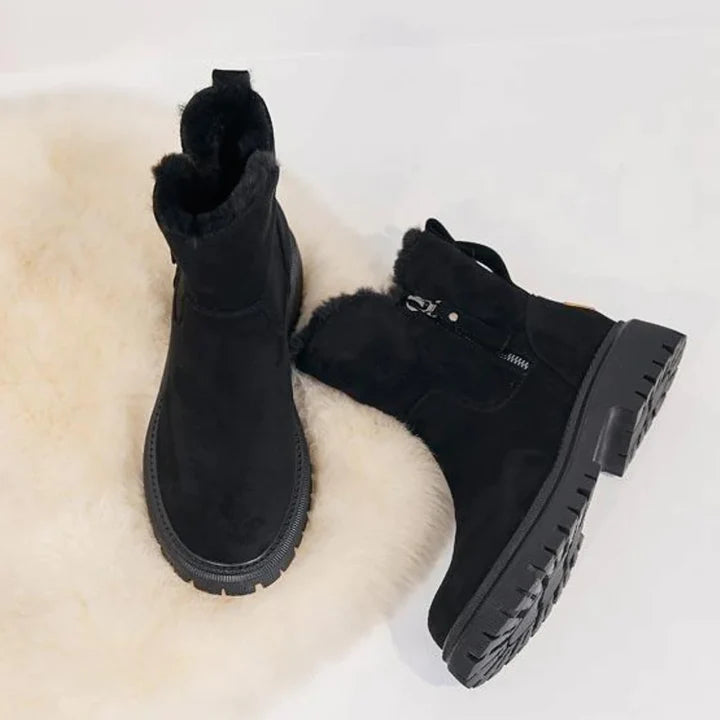 Damen Schneestiefel Mit Wärmendem Innenfutter Und Modernem Look