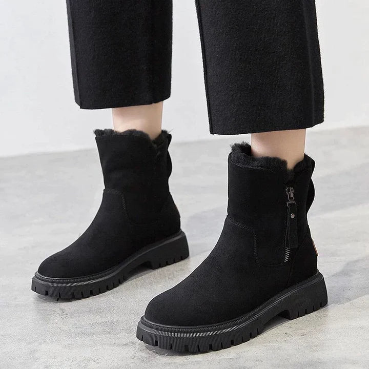 Damen Schneestiefel Mit Wärmendem Innenfutter Und Modernem Look