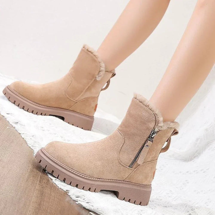 Damen Schneestiefel Mit Wärmendem Innenfutter Und Modernem Look