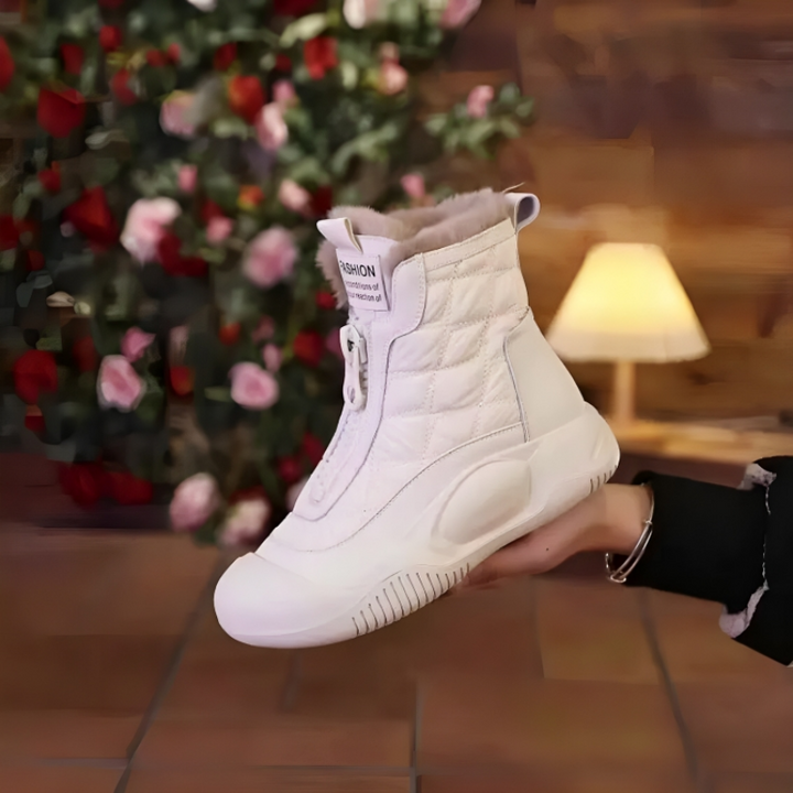 Damen Schneestiefel Mit Modernem Design Und Rutschfester Sohle