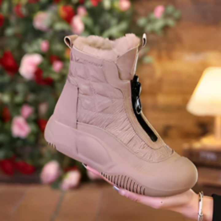 Damen Schneestiefel Mit Modernem Design Und Rutschfester Sohle