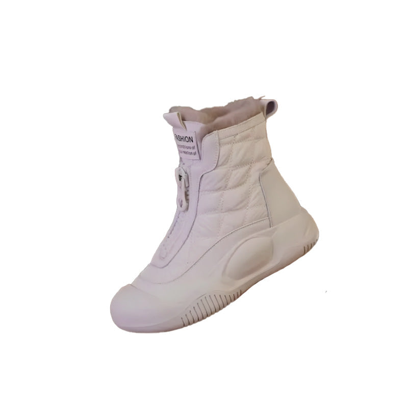Damen Schneestiefel Mit Modernem Design Und Rutschfester Sohle