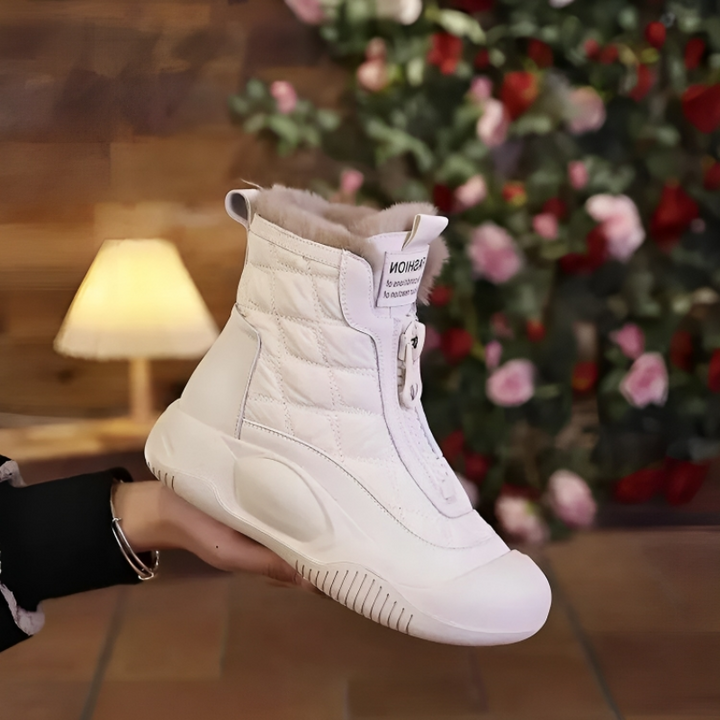 Damen Schneestiefel Mit Modernem Design Und Rutschfester Sohle