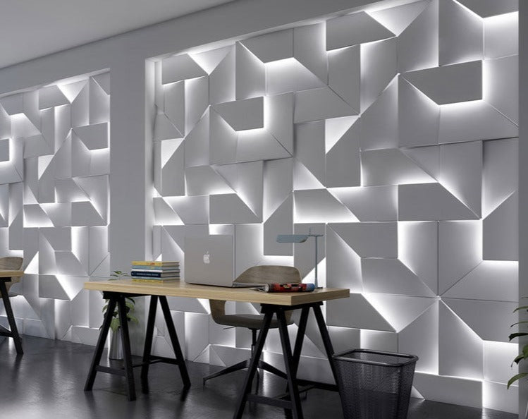 Elegante, moderne 3D-LED-Wandleuchte