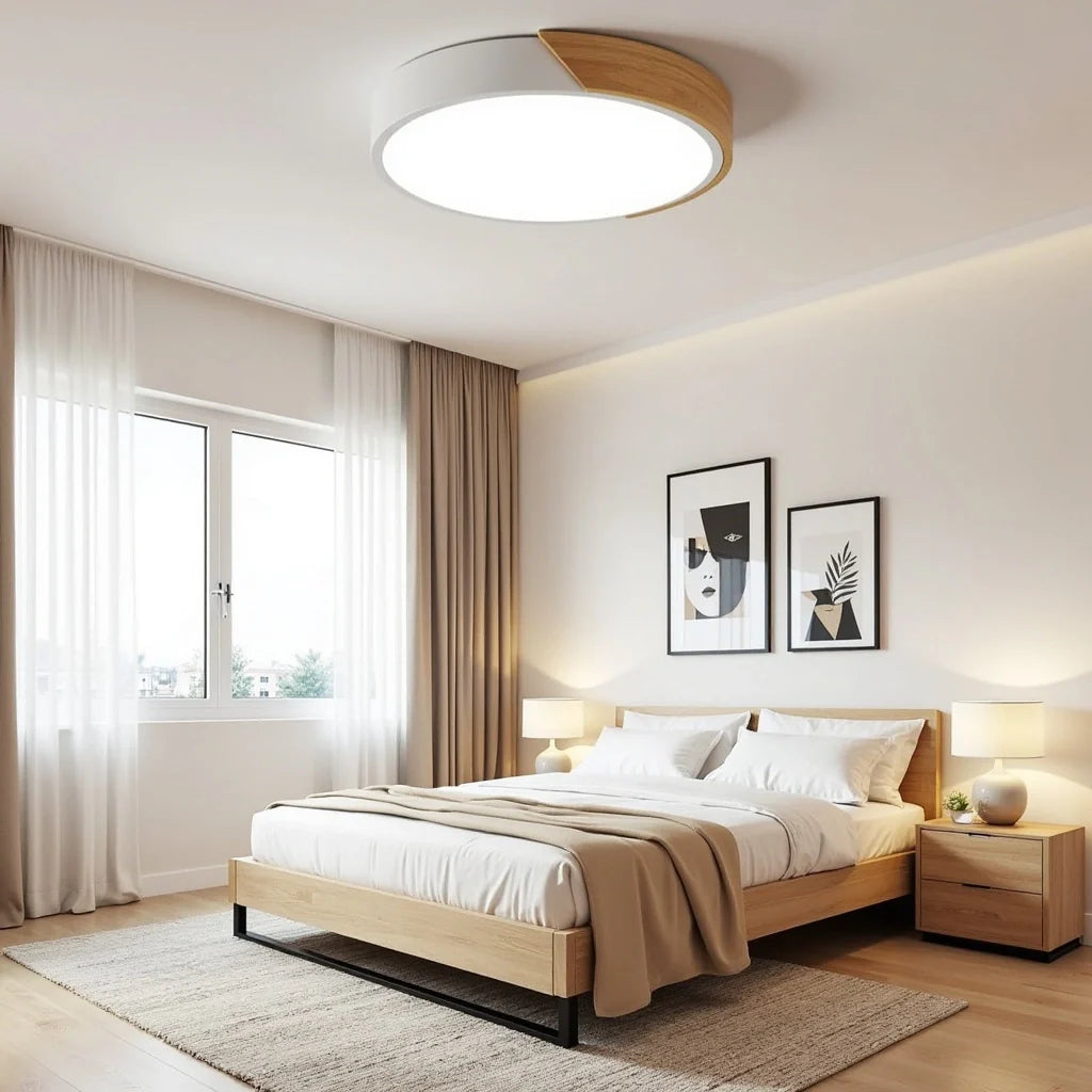 Moderne skandinavische Deckenleuchte für Wohn- und Schlafzimmer