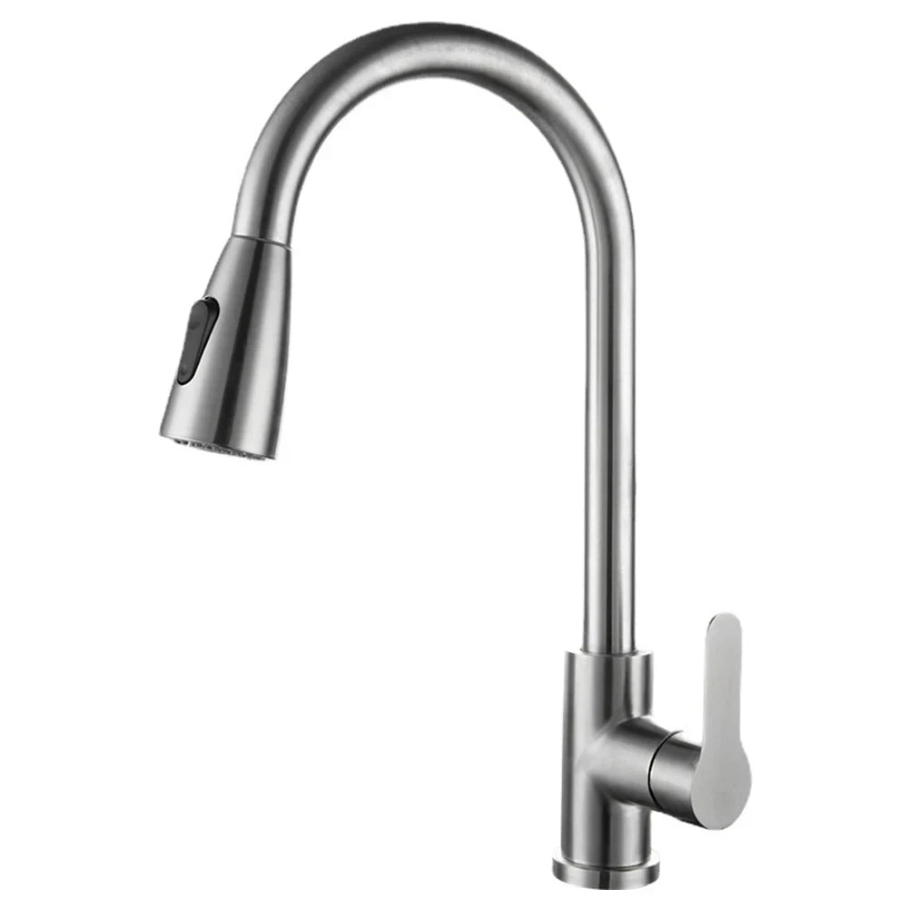 Moderne Küchenarmatur mit Ausziehbrause