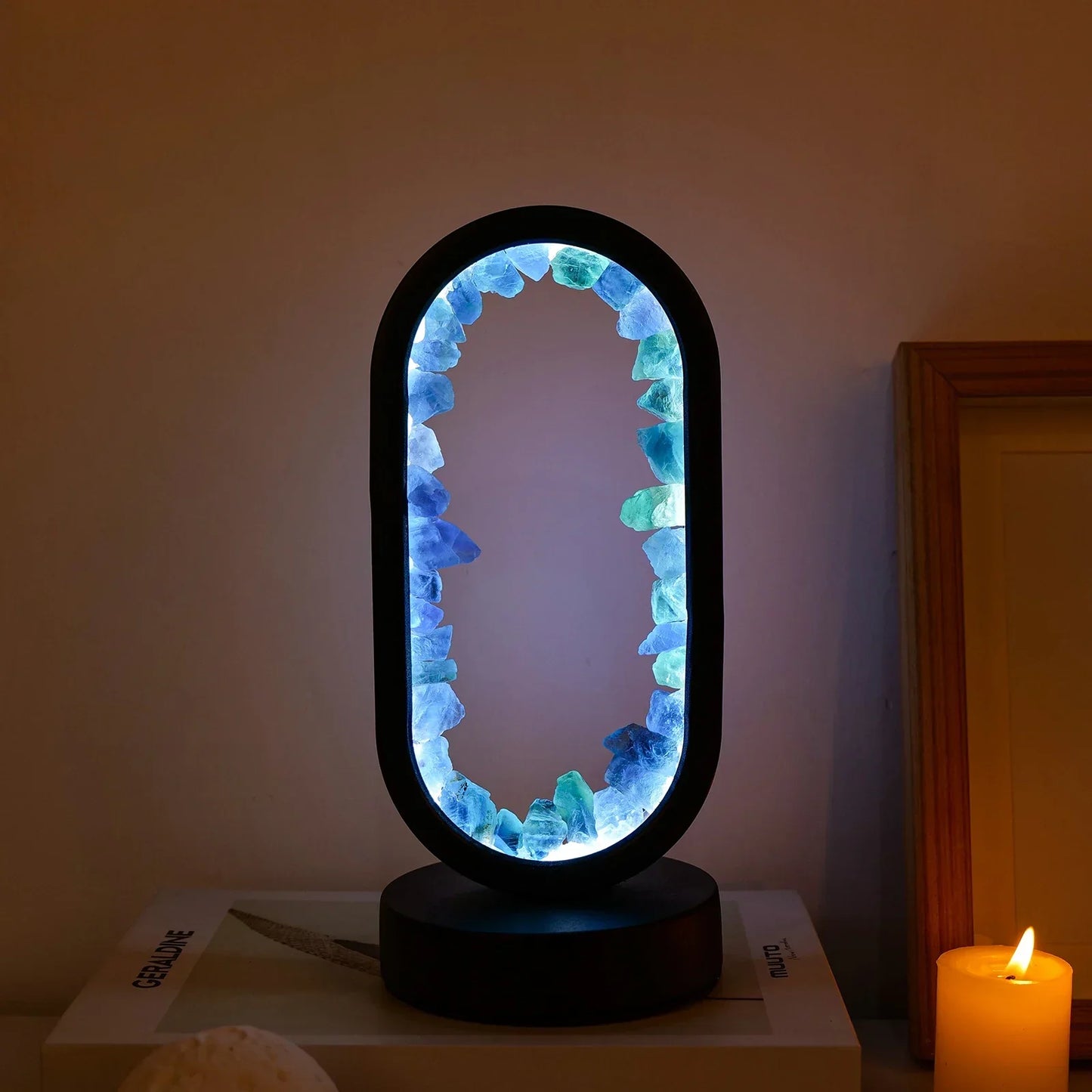 Natürliche Amethystlampe für Ruhe und Harmonie