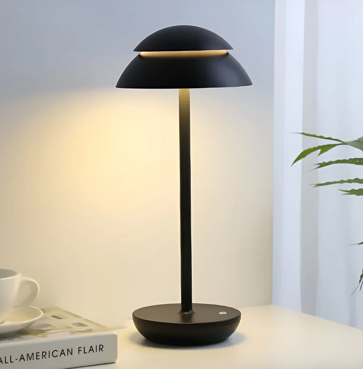 Kabellose, wiederaufladbare LED-Tischleuchte mit Touch-Dimmer – Elegantes Licht für jeden Raum