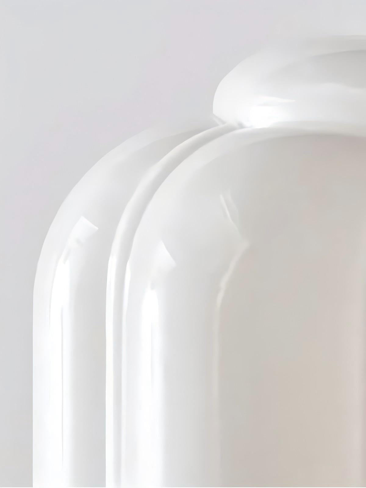 Vintage Deckenleuchte aus Milchglas