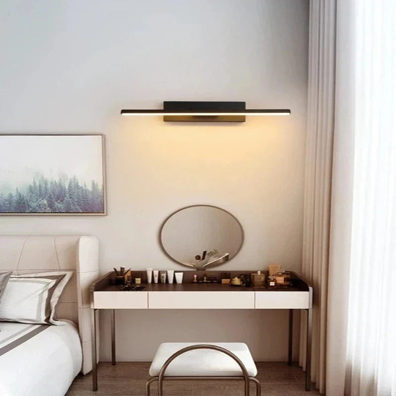Moderne 330° LED-Wandleuchte – Drehbar, dimmbar, energiesparend – Schwarz oder Weiß